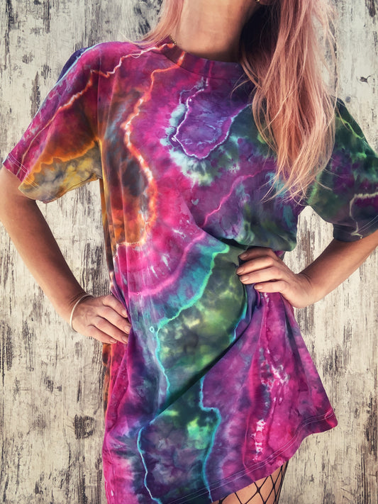 Oversized Tee Dress - L