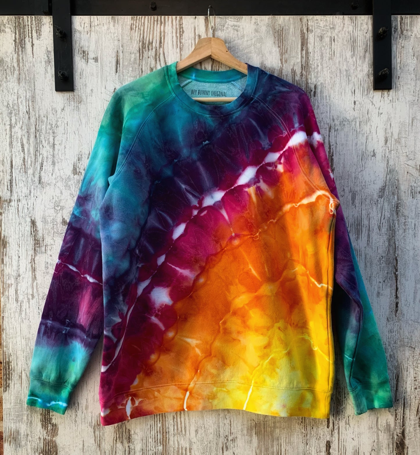 Crew - Rainbow Water Colour - XL