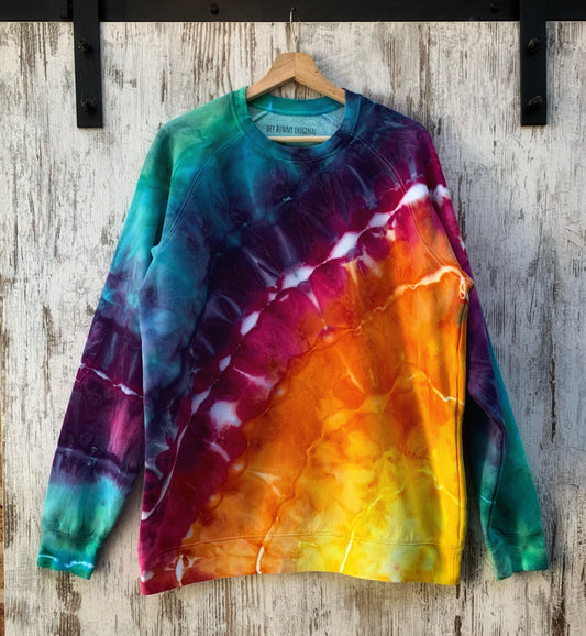 Crew - Rainbow Water Colour - XL