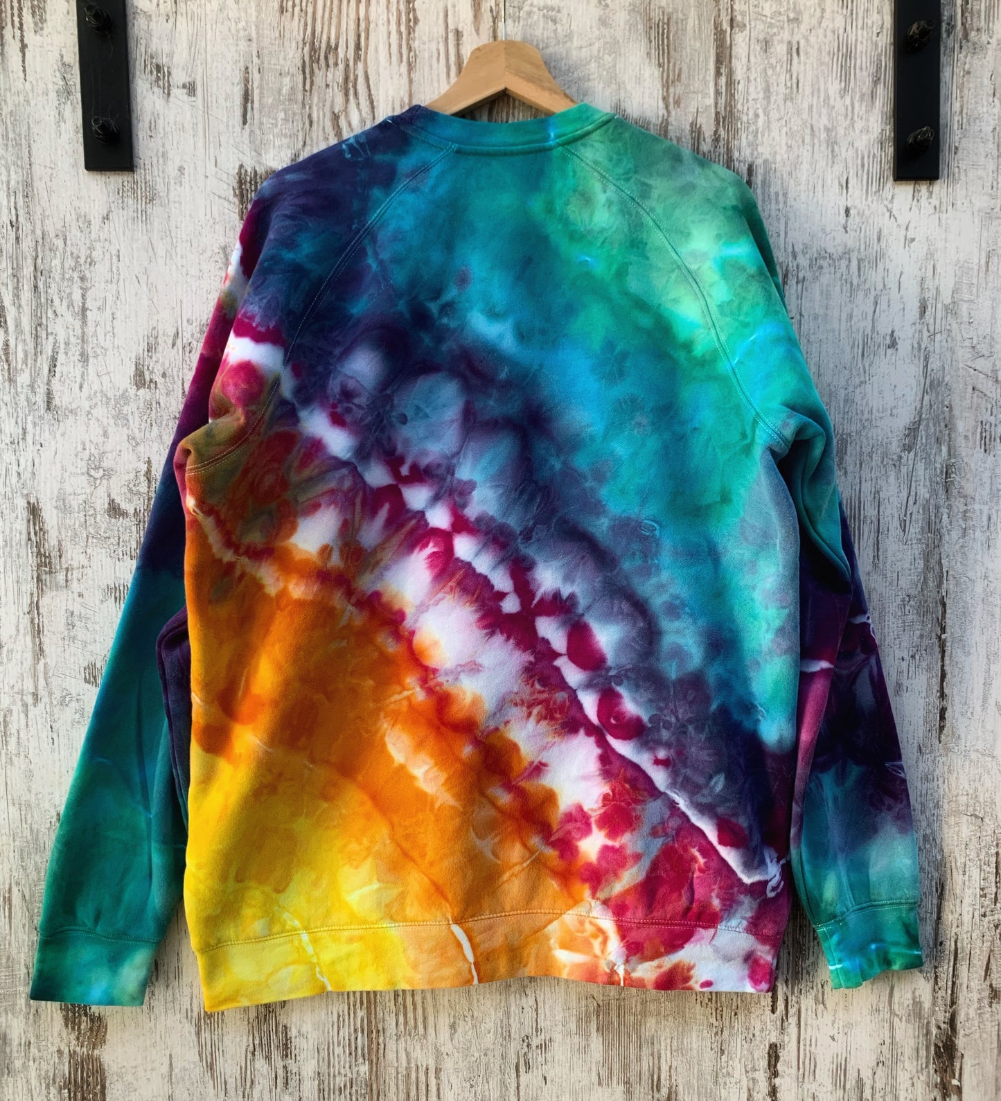 Crew - Rainbow Water Colour - XL
