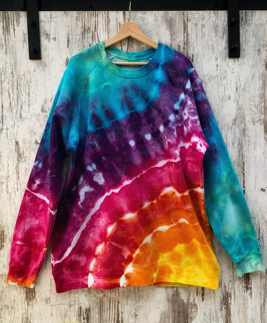 Crew - Rainbow Water Colour - 3XL