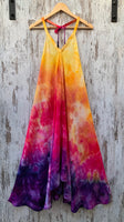 Halterneck Maxi Dress - L