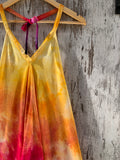 Halterneck Maxi Dress - L