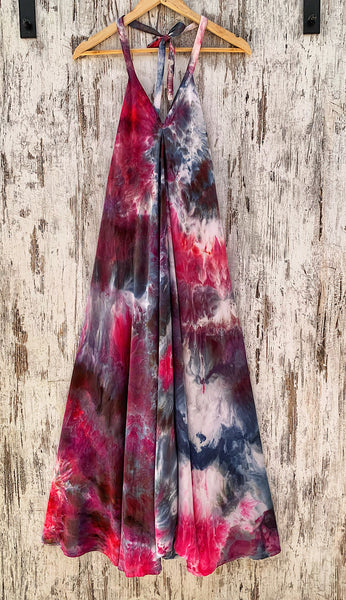 Halterneck Maxi Dress - M