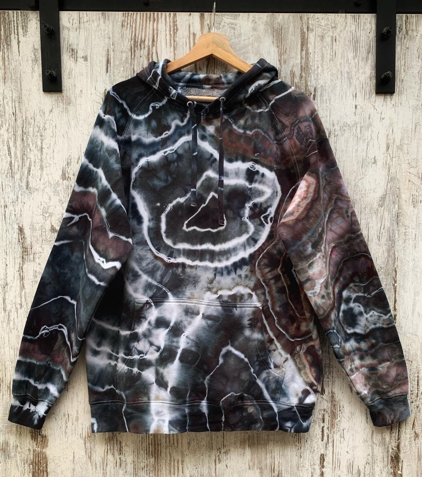 Hoodie - Black Rocks - XL