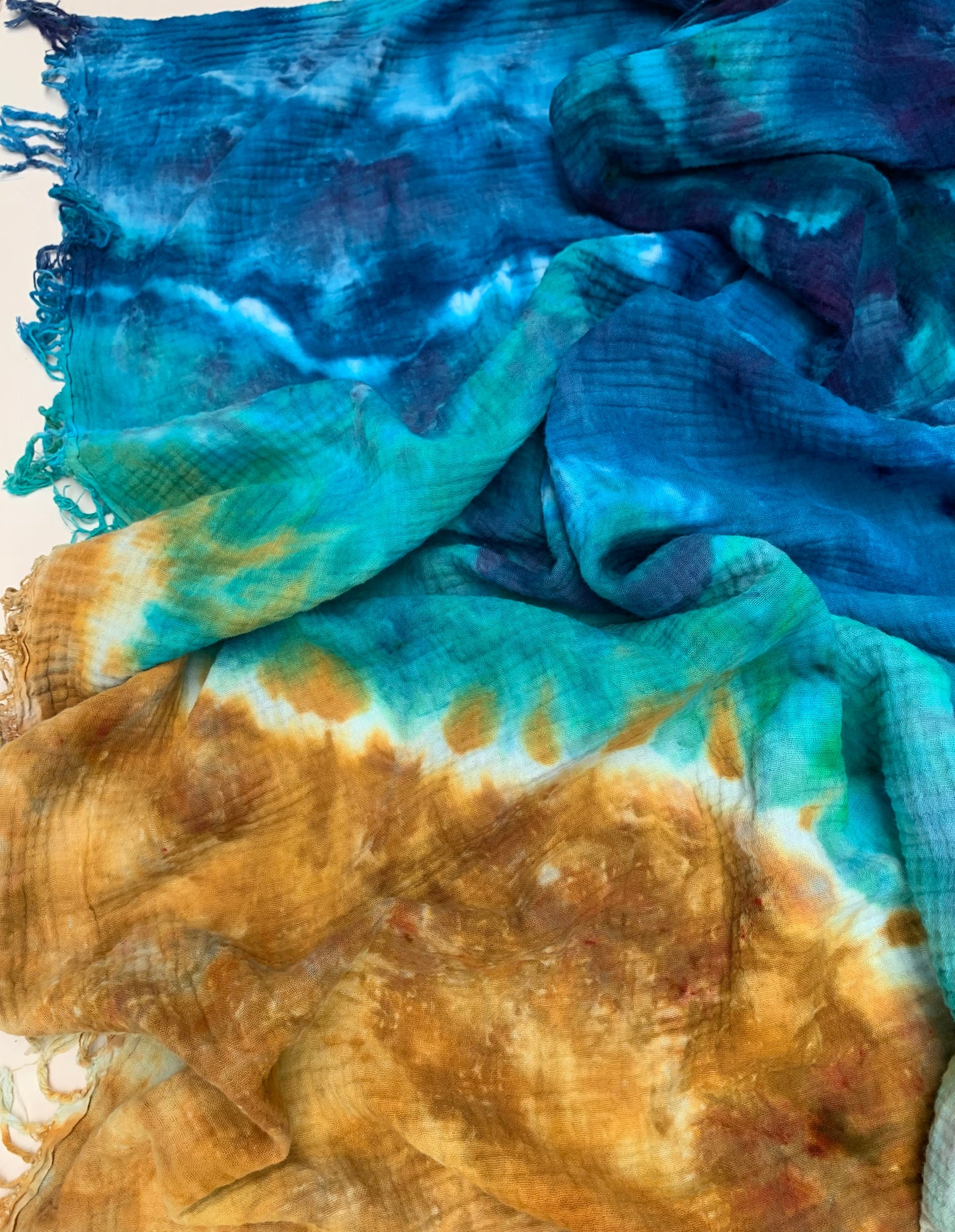 Cotton Throw - Island Waves
