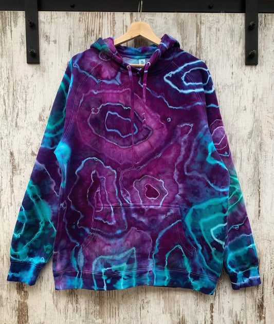 Hoodie - Purple Puddles - XL